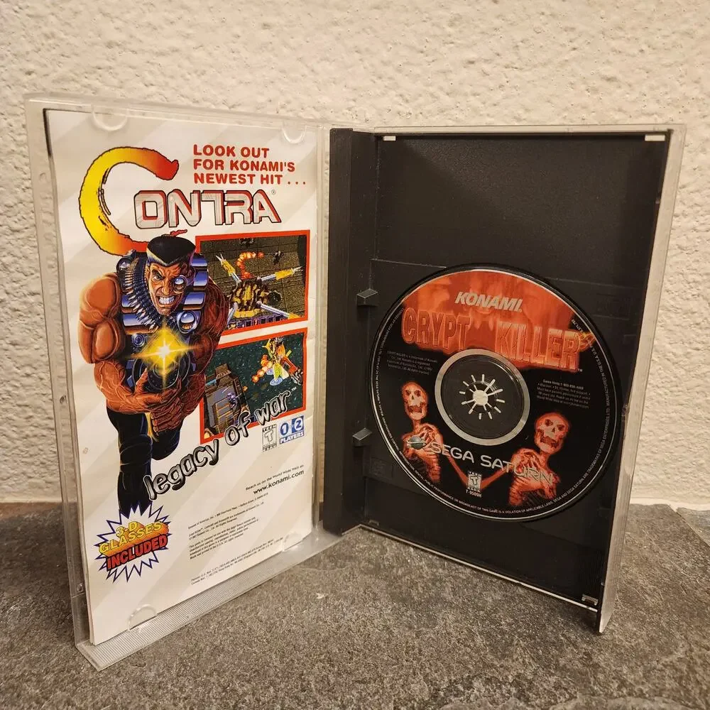 Game - Crypt Killer - Saturn - Sega - Konami